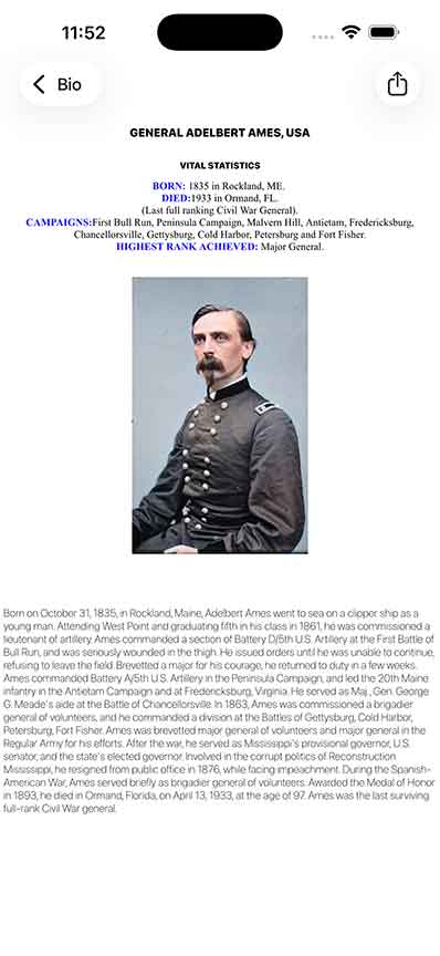 Civil War Biographies