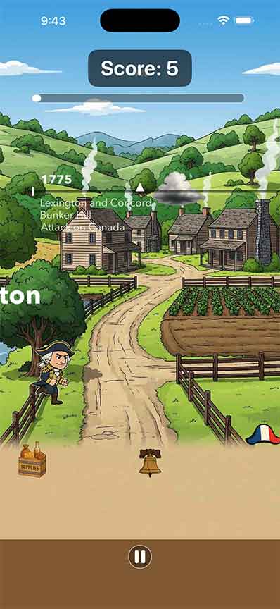 History Run Start Screen