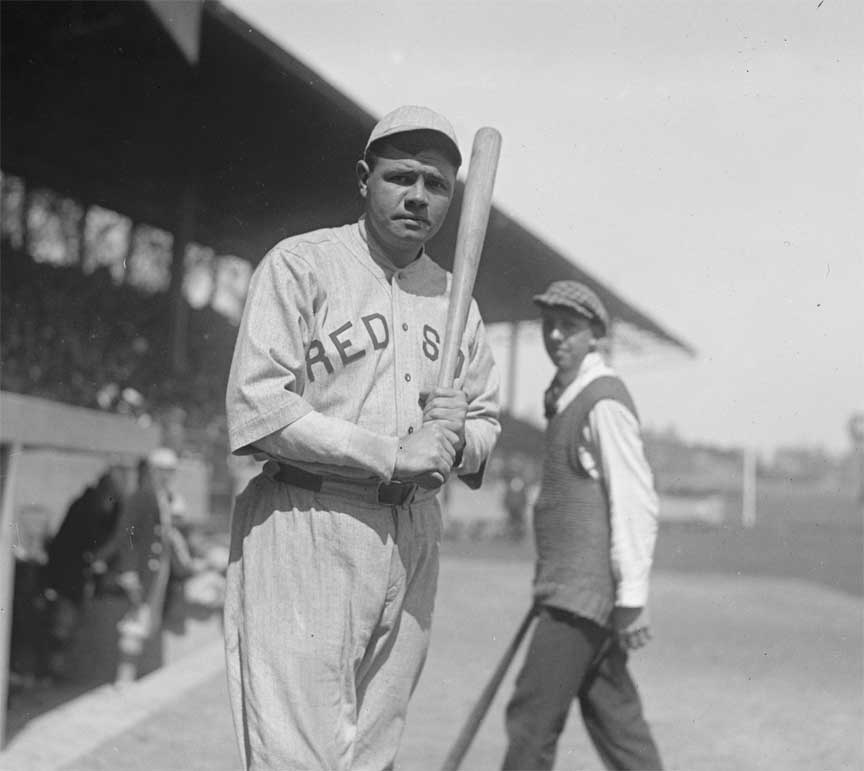 George H Ruth (1895-1948) Nknown As Babe Ruth American Professional  Baseball Player Photographed In …See more George H Ruth (1895-1948) Nknown  As Babe