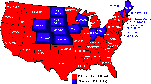 States carried in 1944